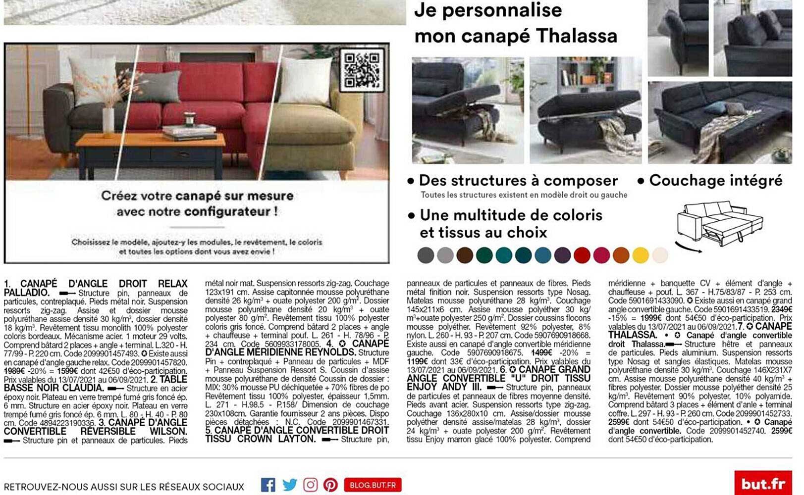 je personnalise mon canapé thalassa