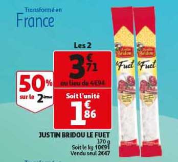justin bridou le fuet