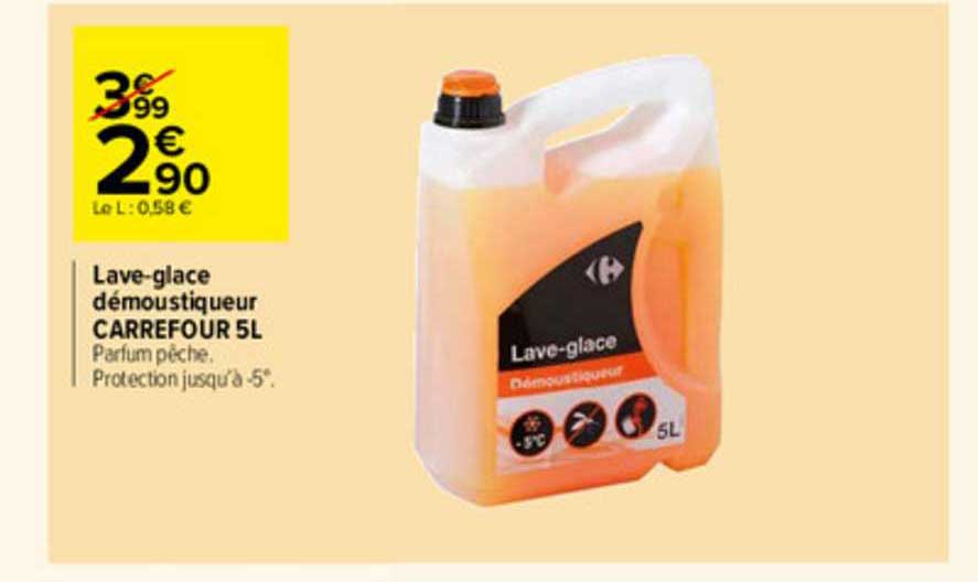 lave-glace démoustiqueur carrefour 5 l