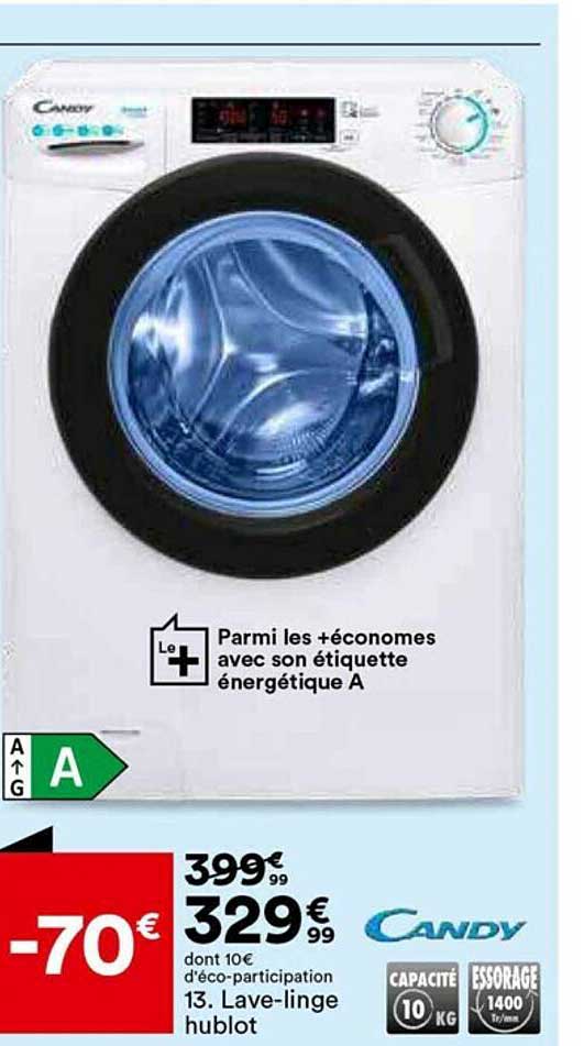 lave-linge hublot candy