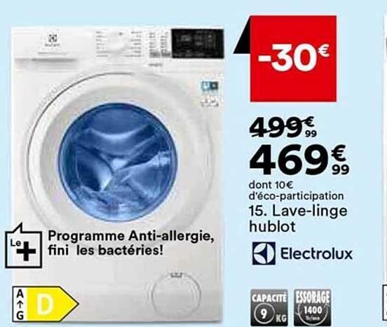 lave-linge hublot electrolux