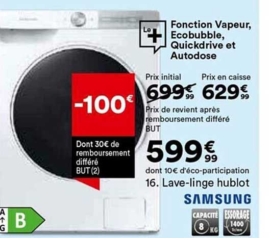 lave-linge hublot samsung