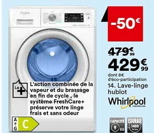 lave-linge hublot whirlpool