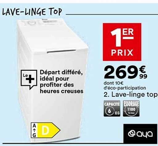 Lave-linge Top Aya