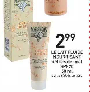Le Lait Fluide Nourrissant Le Petit Marseillais