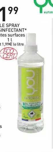 le spray désinfectant you