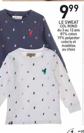 le sweat col rond