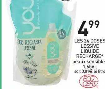Les 24 Doses Lessive Liquide Recharge