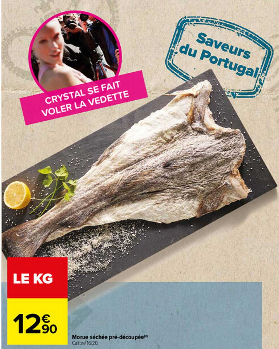 Morue Séchée Pré-découpée