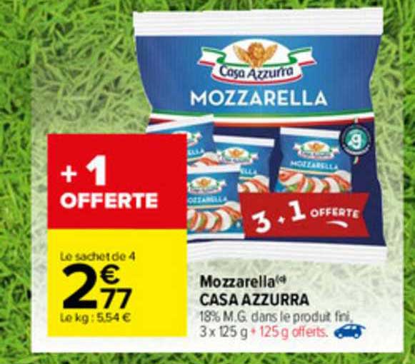 mozzarella casa azzurra
