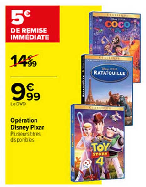 opération disney pixar