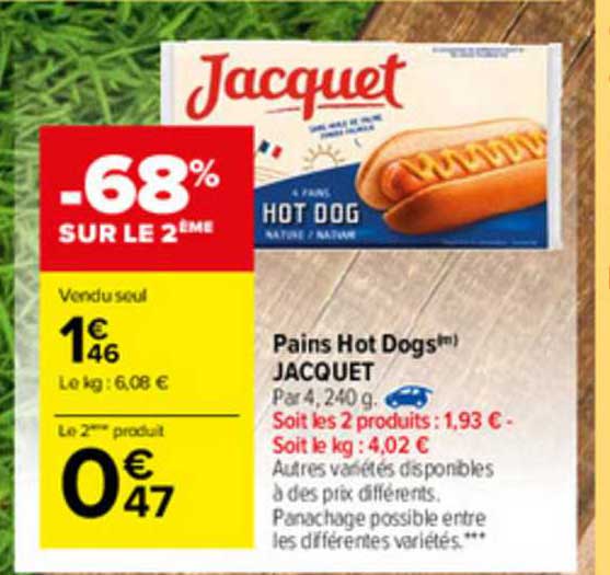 pains hot dogs jacquet