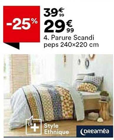 parure scandi peps 240 x 220 cm dreaméa