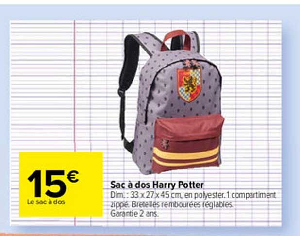 sac à dos harry potter