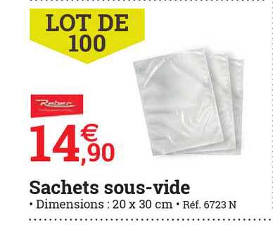 sachets sous-vide
