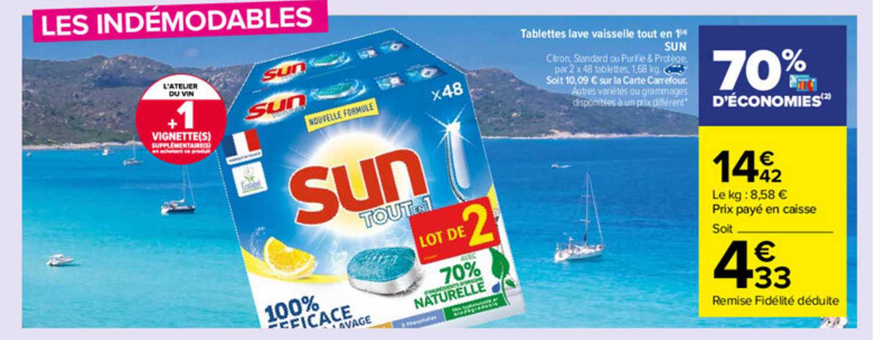 tablette lave vaisselle tout en 1