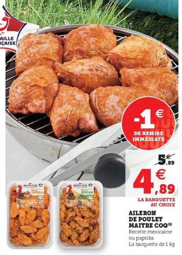 aileron de poulet maître coq
