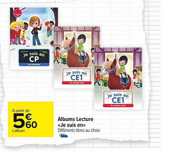 albums lecture «je suis en»