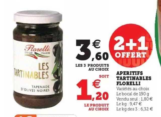 Apéritifs Tartinables Florelli