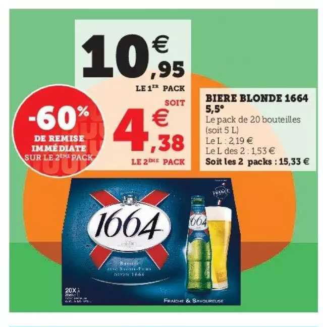 Bière Blonde 1664 5,5°