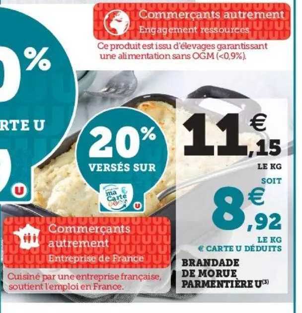 Brandade De Morue Parmentière U