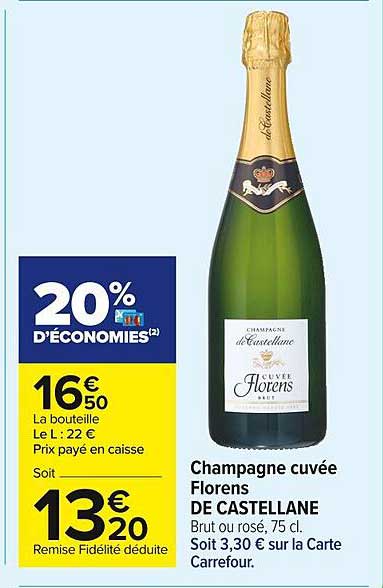 champagne cuvée florens de castellane