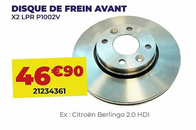 disque de frein avant