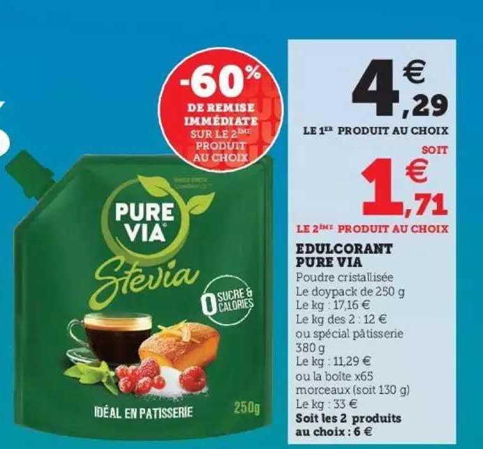 édulcorant pure via