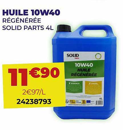Huile 10w40 Solid
