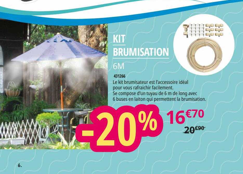 kit brumisation 6m