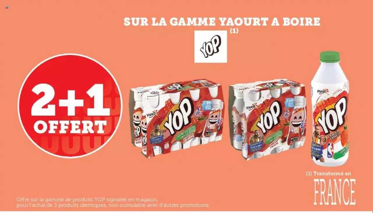 La Gamme Yaourt à Boire