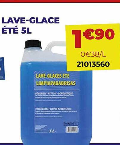 lave-glace été 5l