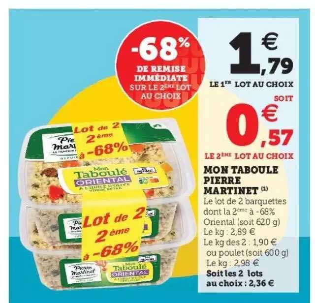 mon taboulé pierre martinet