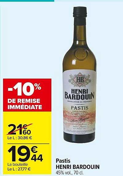 pastis henri bardouin