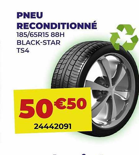 pneu reconditionné 185-65r15 88h black-star