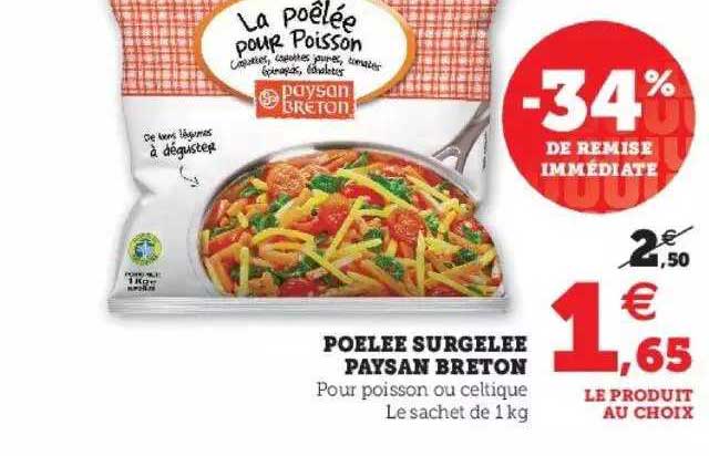 poêlée surgelée paysan breton