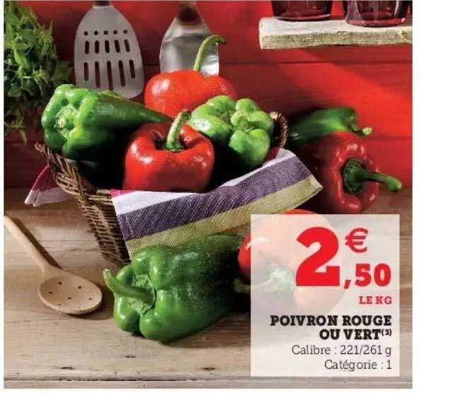 Poivron Rouge Ou Vert