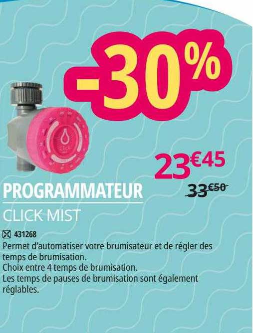 programmateur click mist