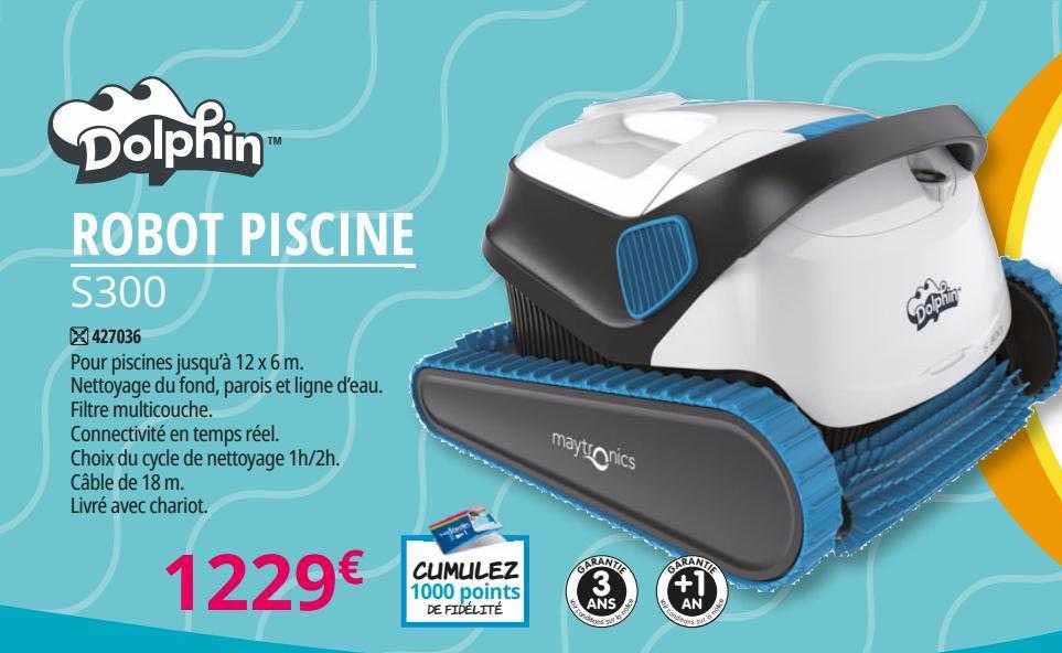 robot piscine dolphin
