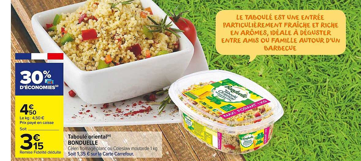 Taboulé Oriental Bonduelle