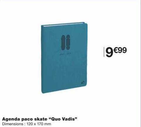 agenda paco skate "quo vadis"