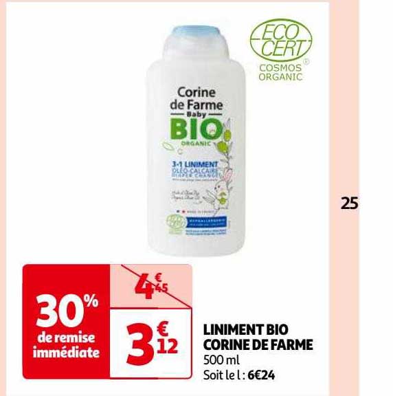 liniment bio corine de farme