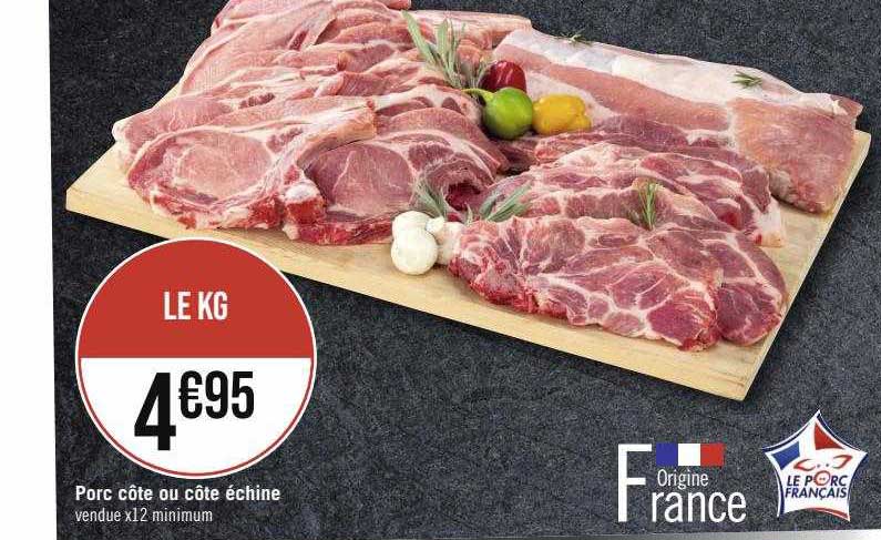 Porc Côte Ou Côte échine