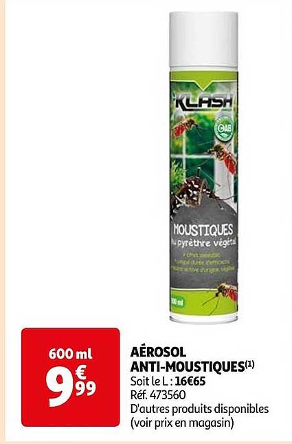 aérosol anti-moustiques