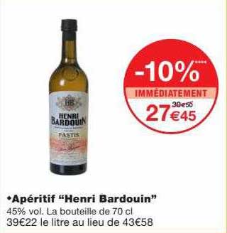 apéritif "henri bardouin"