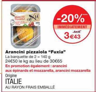 arancini pizzaiola "fuxia"