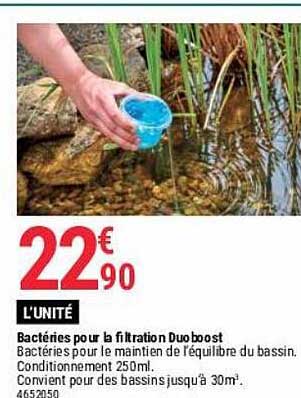 Bactéries Pour La Filtration Duo Boost
