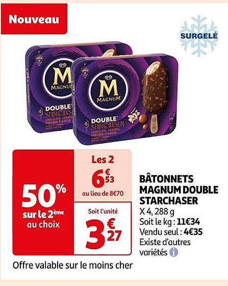 Bâtonnets Magnum Double Starchaser