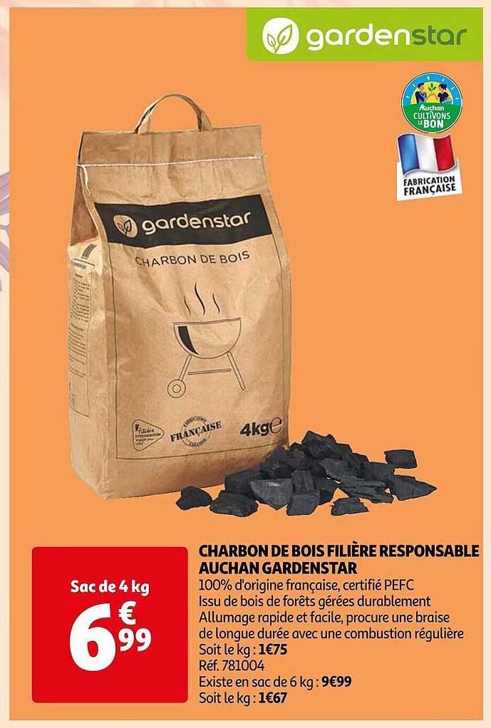 Charbon De Bois Filière Responsable Auchan Gardenstar