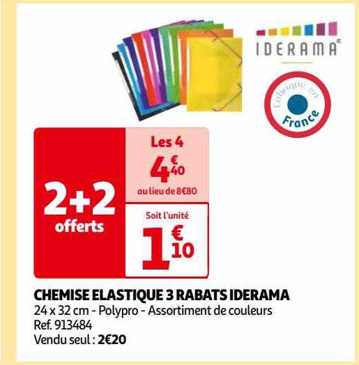 Chemise élastique 3 Rabats Iderama